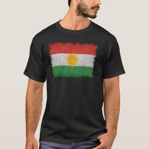 T-shirt Drapeau kurde du Kurdistan