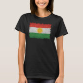 T-shirt Drapeau kurde du Kurdistan (Devant)