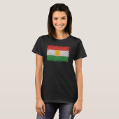 T-shirt Drapeau kurde du Kurdistan (Devant entier)