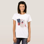T-shirt Drapeau Kuvasz (Devant entier)