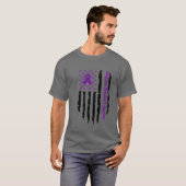 T-shirt Drapeau 'L'amour ne fait pas mal' (Devant entier)