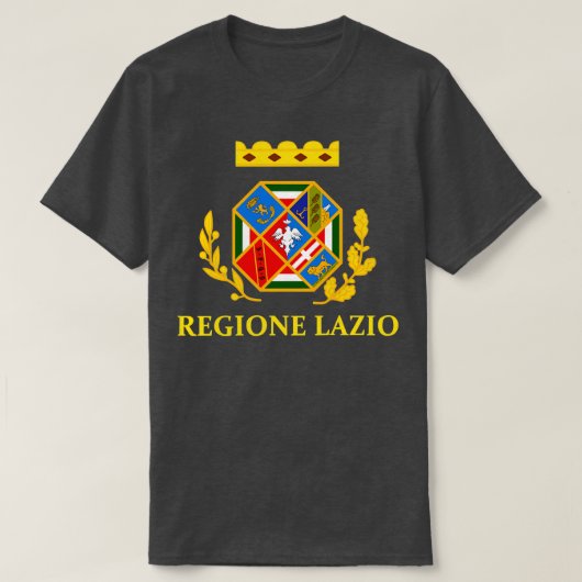 T-shirt Drapeau Latium Italie (Design devant)
