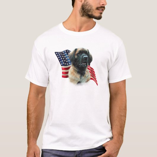 T-shirt Drapeau Leonberger (Devant)