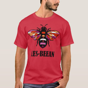 T-shirt Drapeau lesbien Bee Drôle Fier LGBTQ Allié Fierté