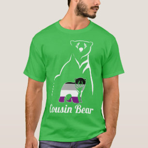 T-shirt Drapeau LGBT Aexuel Cousin Bear Ace Pride