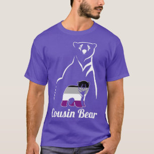 T-shirt Drapeau LGBT Aexuel Cousin Bear Ace Pride