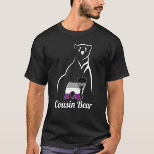 T-shirt Drapeau Lgbt Asexuel Cousin Bear Ace Pride