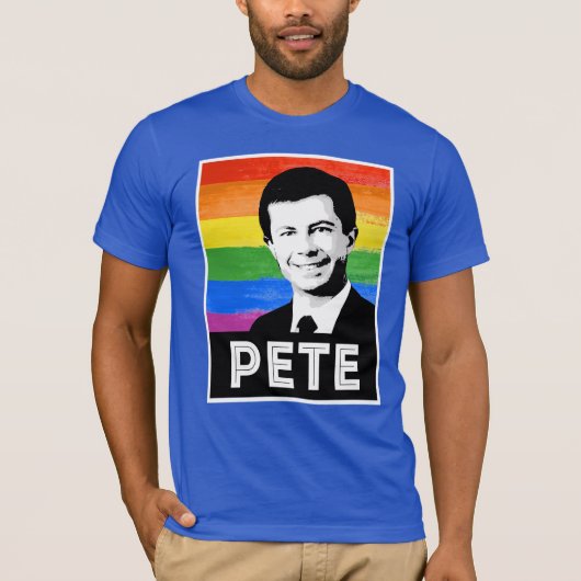 T-shirt Drapeau LGBT de Pete (Devant)