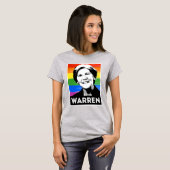 T-shirt Drapeau LGBT de Warren (Devant entier)
