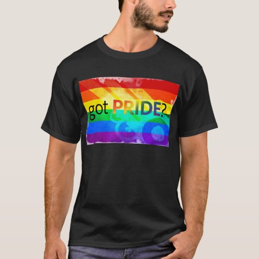 T-shirt Drapeau LGBT Fierté (Devant)
