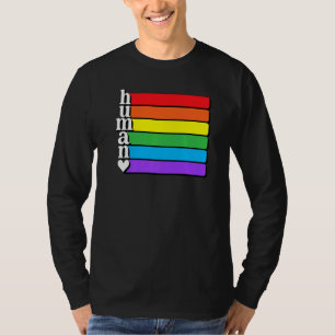 T-shirt Drapeau Lgbt Humain Droits de l'Homme Gay Lesbienn