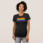 T-shirt Drapeau LGBT Pride / Drapeau arc-en-ciel (Devant entier)