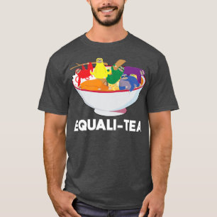 T-shirt Drapeau Lgbt Ramen Sloth Equali-tea Gay pride Lgbt