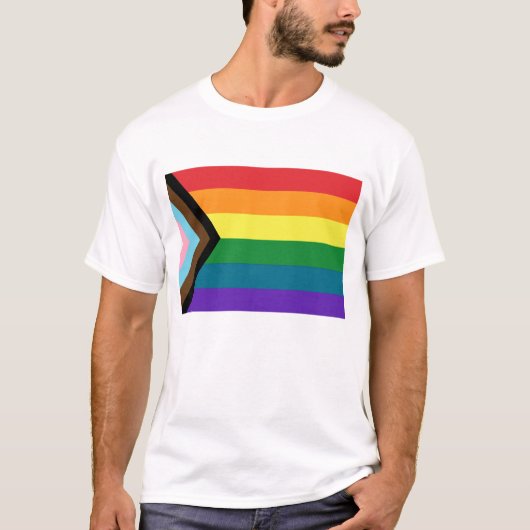 T-shirt Drapeau LGBTQ (Devant)