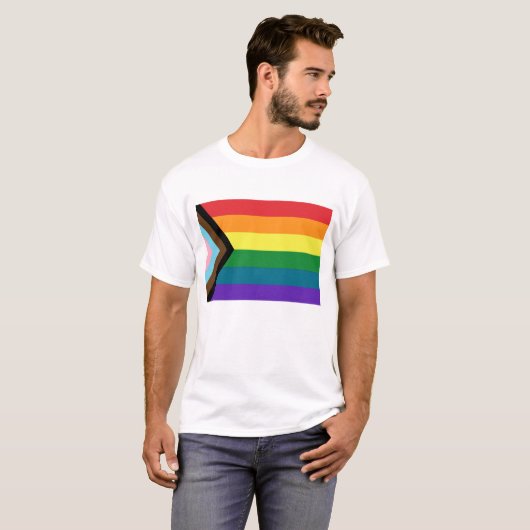 T-shirt Drapeau LGBTQ (Devant entier)