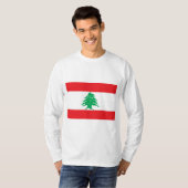 T-shirt Drapeau libanais (Drapeau libanais) (Devant entier)