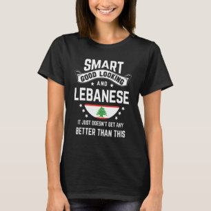 T-shirt Drapeau libanais Fierté autochtone Liban Racines l