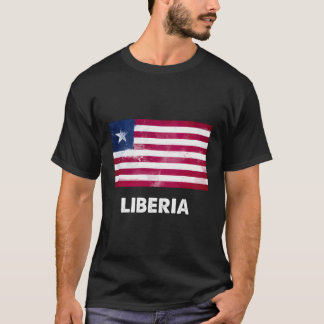 T-shirt Drapeau libérien