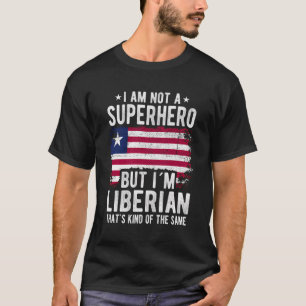 T-shirt Drapeau libérien Origine Iâ´M Liberian