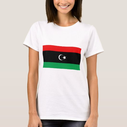T-Shirt Drapeau Libye x Carte (Devant)
