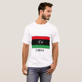 T-shirt Drapeau libyen (Devant entier)
