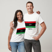 T-shirt Drapeau libyen (Unisexe)