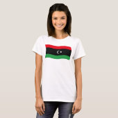 T-shirt Drapeau libyen (Devant entier)