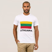 T-shirt Drapeau Lituanie (Devant entier)