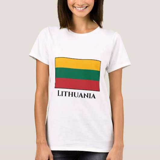 T-shirt Drapeau lituanien (Devant)