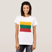 T-shirt Drapeau lituanien (Devant entier)