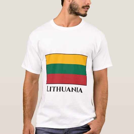 T-shirt Drapeau lituanien (Devant)