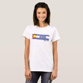 T-shirt Drapeau local Avon Colorado (Devant entier)