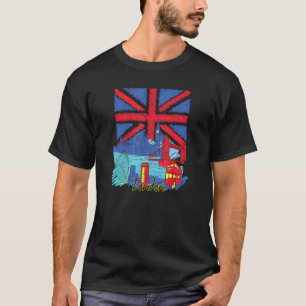 T-shirt Drapeau Londres Grande-Bretagne Drapeau Londres Do