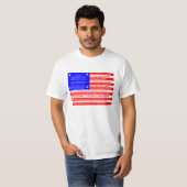 T-SHIRT DRAPEAU LOONY D'UNE MERKA (Devant entier)