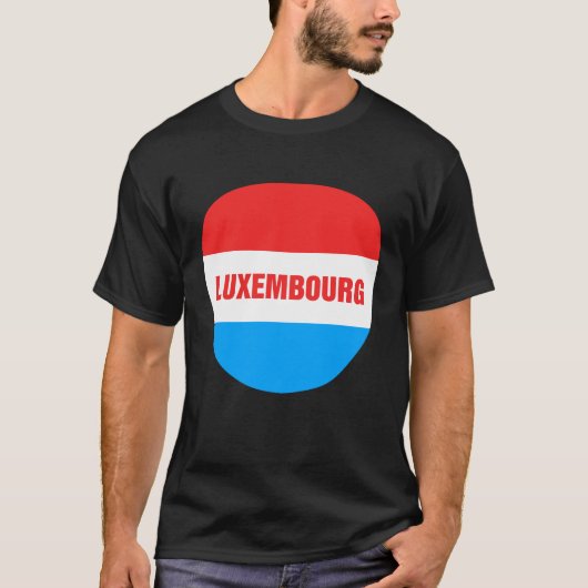 T-shirt Drapeau Luxembourg (Devant)