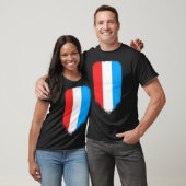 T-shirt Drapeau Luxembourg (Unisexe)