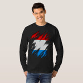 T-shirt Drapeau Luxembourg (Devant entier)