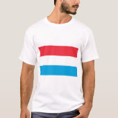 T-shirt Drapeau Luxembourg (Devant)