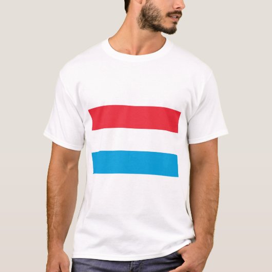 T-shirt Drapeau Luxembourg (Devant)