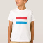 T-shirt Drapeau Luxembourg (Devant)
