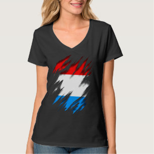 T-shirt Drapeau Luxembourg