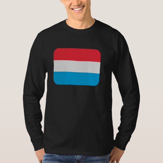 T-shirt Drapeau Luxembourg (Devant)