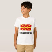 T-shirt Drapeau Macédoine (Devant entier)