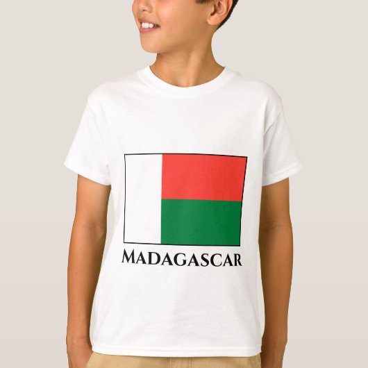 T-shirt Drapeau Madagascar (Devant)