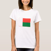 T-shirt Drapeau Madagascar (Devant)