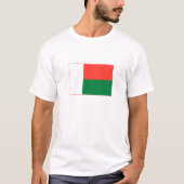 T-shirt Drapeau Madagascar (Devant)