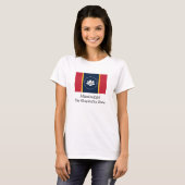 T-shirt Drapeau Magnolia 2020 du Mississippi (Devant entier)
