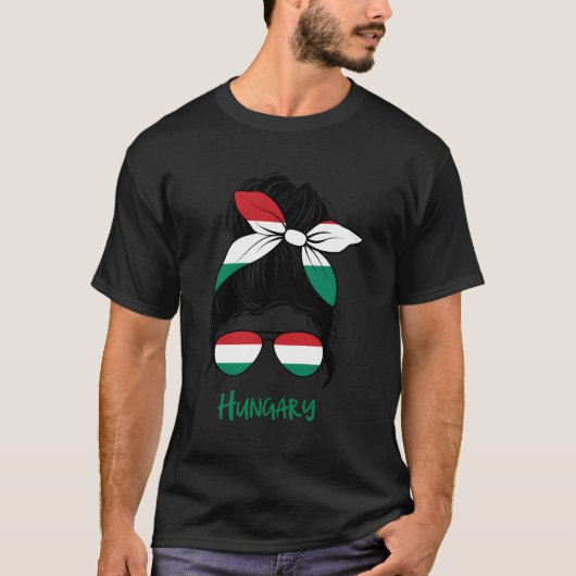 T-shirt Drapeau magyar hongrois (Devant)