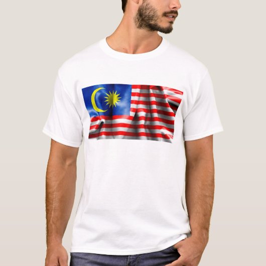 T-shirt Drapeau malaisien (Devant)