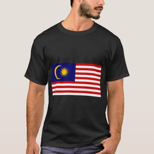 T-shirt Drapeau malaisien (Devant)